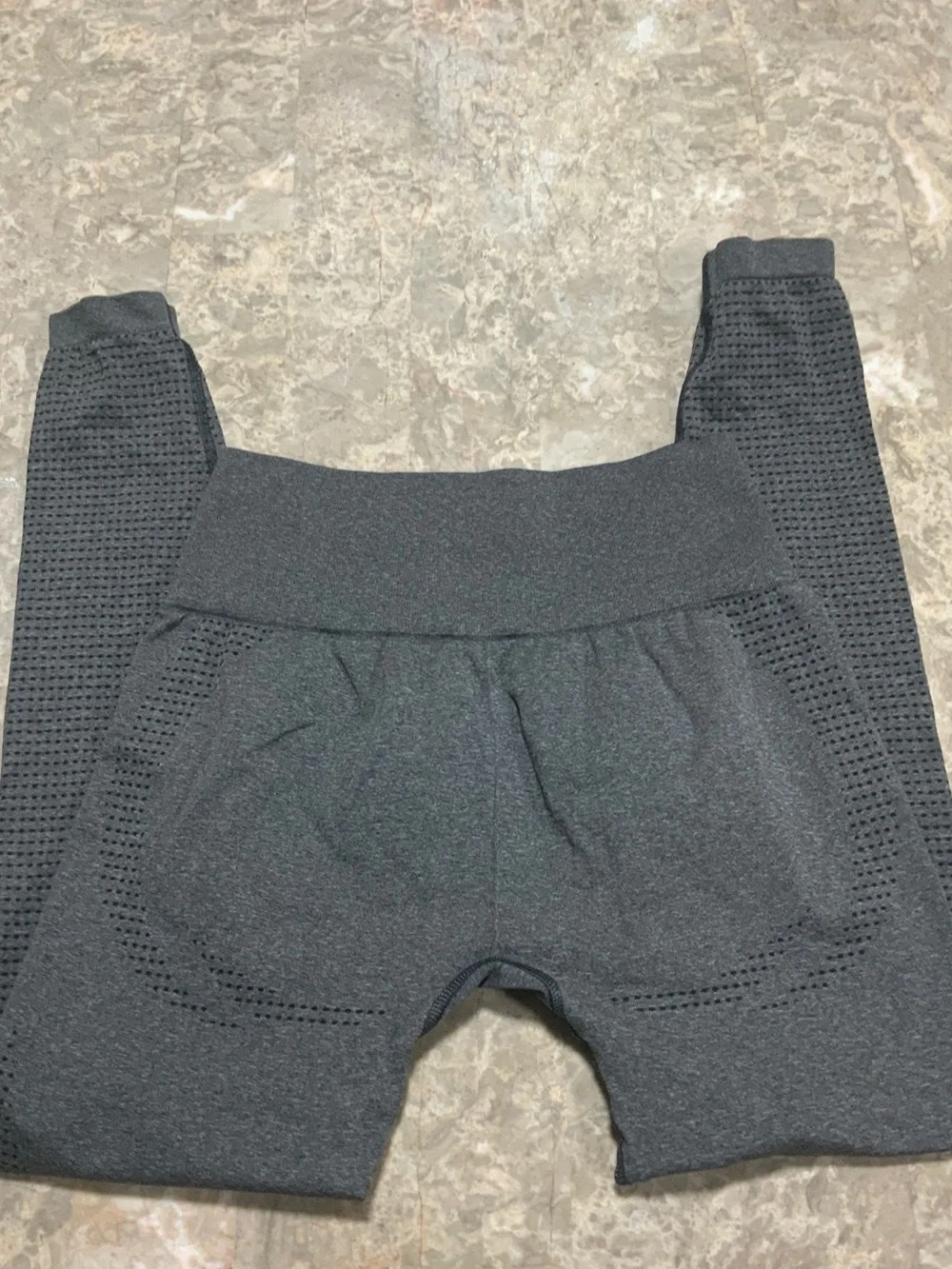 Gymshark Black Textured Seamless Leggings